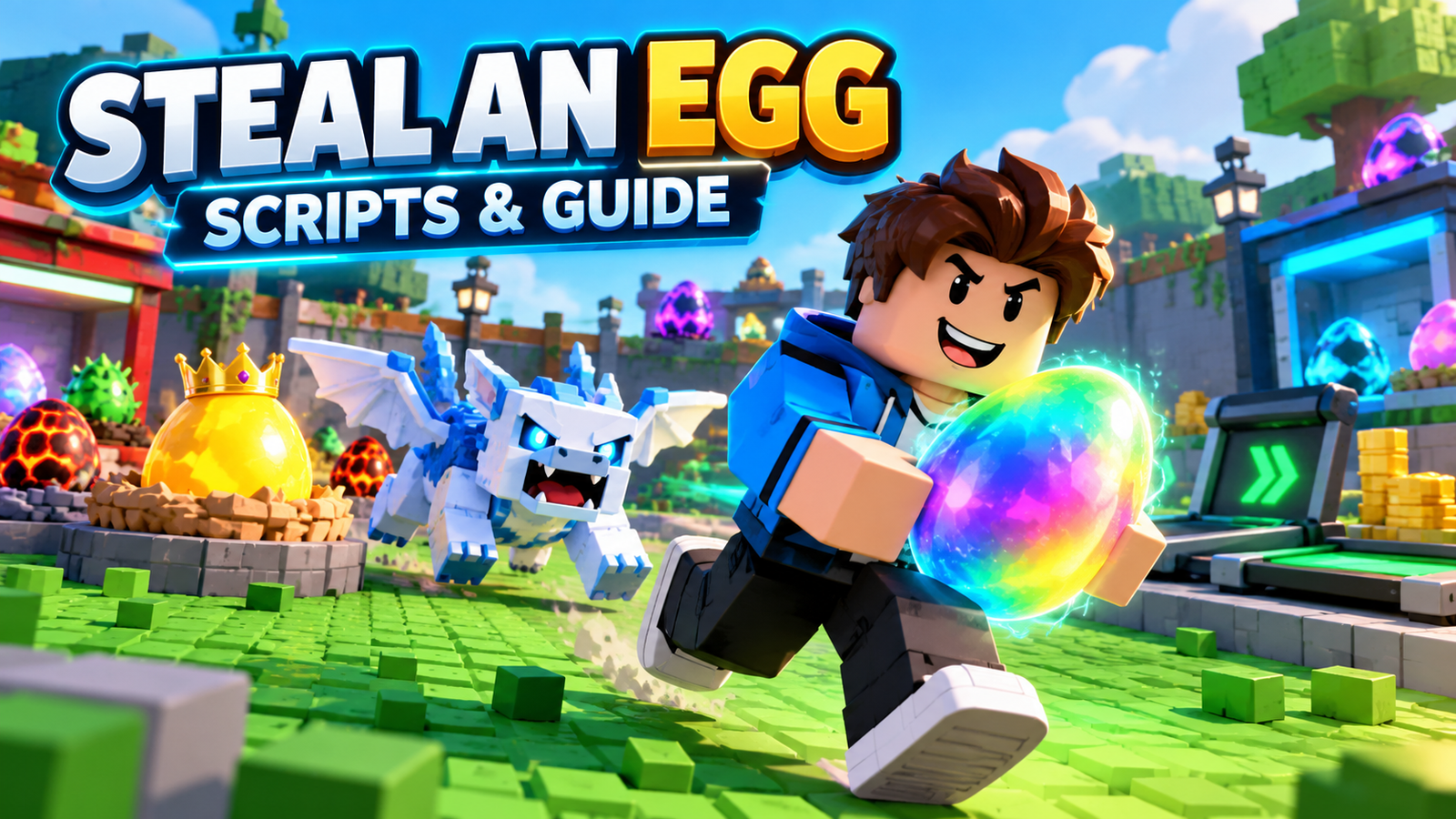 Steal An Egg Scripts Roblox game illustration